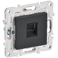SKANDY Розетка компьютерная RJ45 кат.6 SK-K02G графит IEK