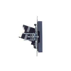 BRITE Розетка компьютерная RJ45 кат.5E РК10-БрМ маренго IEK