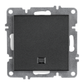 Arvia Electric, L/K Механизм, Выключатель одноклавишный с подсветкой, (графит)