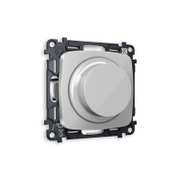 MO405510 Комплект механизма светорегулятора универсального OMEGA Серебро глянец 25-600WLED 5-300W QUANT OP4055, VM136 AMBRELLA VOLT