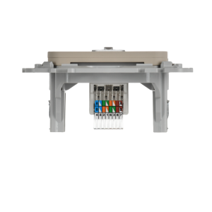 FLITE Розетка компьютерная RJ45 категория 5Е UTP РК5е-1-0-ФлЛ льняной IEK
