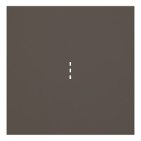 Клавиша одноклавишного выключателя с подсветкой, капучино (35602 CP)