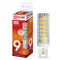 Лампа светодиодная LED-JCD-VC 9Вт 230В G9 4000К 810Лм IN HOME 4690612019932
