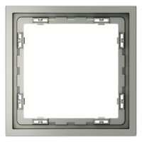 Рамка пластиковая VOLTUM S70 на 1 пост, (сталь)