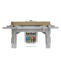 FLITE Розетка компьютерная RJ45 категория 5Е UTP РК5е-1-0-ФлХ хаки IEK