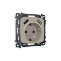 MO369010 Комплект механизма электрической розетки OMEGA Серо-бежевый матовый 2USB AA 18W быстрая зарядка сз QUANT OP3690, VM155 AMBRELLA VOLT
