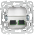 FLITE Розетка 2-местная оптоволоконная РОВ-2-ФлБ белый IEK