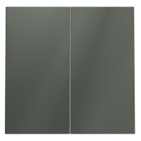 Клавиши для выключателя/переключателя двухклавишного, S70 (титан)