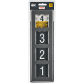 BRITE Рамка 4-местная РУ-4-1-Бр металл титан RE IEK