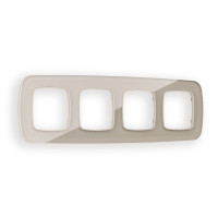 OF350604 Рамка OMEGA Radian Серо-бежевый Стекло закаленное натуральное 4-ая AMBRELLA VOLT