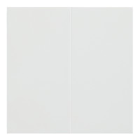 Клавиши для двухклавишного перекрестного выключателя , белый сатин (35614 MW)