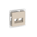 ATLASDESIGN НАКЛАДКА двойная для информационных функций типа Keystone, ПЕСОЧНЫЙ ATN001290