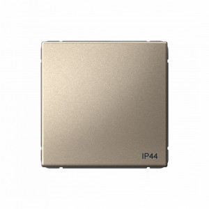 ARTGALLERY 1-клавишный ПЕРЕКЛЮЧАТЕЛЬ IP44, 10АХ, механизм, ШАМПАНЬ GAL440561