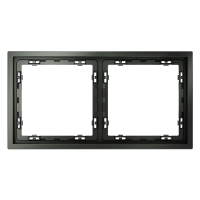 Рамка пластиковая VOLTUM S70 на 2 поста, (титан)