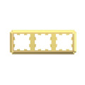 ATLASDESIGN ANTIQUE 3-постовая РАМКА, универсальная, ЗОЛОТО ATN101603