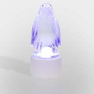 Фигура светодиодная Пингвин Кристалл 1LED RGB 0.1Вт IP20 на подставке элементы питания 3хAG13(LR44) (в компл.) Neon-Night 501-052