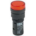 Лампа светосигнальная AD16DS d16мм 24В AC/DC красн. KARAT IEK BLS10-ADDS-024-K04-16