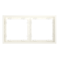 Рамка пластиковая VOLTUM S70 на 2 пост, (хлопок)