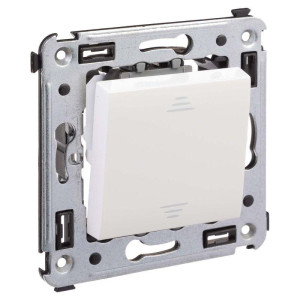 Инвертор 1-кл. 2мод. СП Avanti Белое облако 16А IP20 бел. DKC 4400123