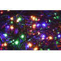 Гирлянда Нить 5м 50LED RGB IP20 провод зел. 230В с контроллером 8 режимов IEK LGDB110-3-050-05-G-S-20