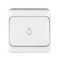 Кнопка звонка ОП Nix 10А IP54 250В бел. TOKOV ELECTRIC TKE-NX-DB-C01-IP54