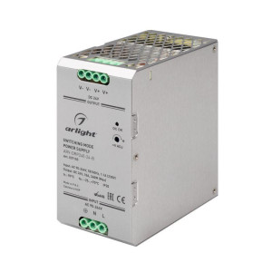 Блок питания ARV-DRP240-24-B 24В 10А 240Вт PFC IP20 металл Arlight 037155