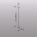 Подвод питания Denkirs TR2124-WH