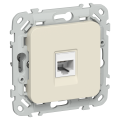 FLITE Розетка компьютерная RJ45 категория 6 UTP РК6-1-0-ФлСл сливочный IEK