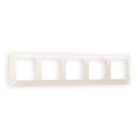 AF110335 Рамка ALFA Line Бежевый матовый 5-ая AMBRELLA VOLT