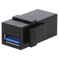 Разъем USB DATA, черный (147403 BK)