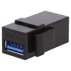 Разъем USB DATA, черный (147403 BK)