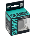 SKANDY Светорегулятор поворотный 600Вт SK-D01N металл никель IEK