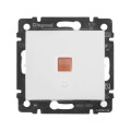 Выключатель 1-кл. 2п СП Valena 10А IP31 250В с индикацией механизм бел. Leg 774449