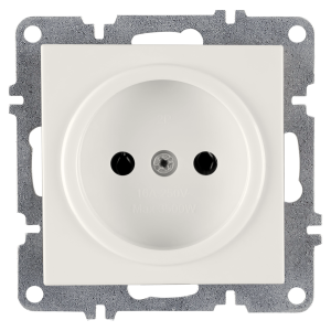 Arvia Electric, L/K Механизм, Розетка 1-а без земли, (белый)