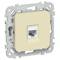 FLITE Розетка компьютерная RJ45 категория 6 UTP РК6-1-0-ФлН навахо IEK