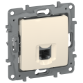 IEKETIKA Розетка компьютерная RJ45 категория 5Е UTP 6723411 слоновая кость IEK