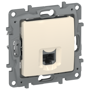 IEKETIKA Розетка компьютерная RJ45 категория 5Е UTP 6723411 слоновая кость IEK