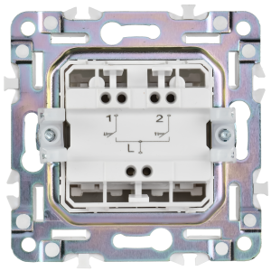 SKANDY Выключатель жалюзи 10А SK-V12G мятный IEK