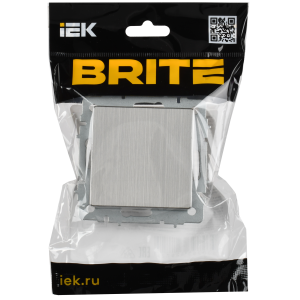 BRITE Вывод кабеля МВ10-БрГН металл хром/никель IEK