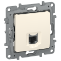 IEKETIKA Розетка компьютерная RJ45 категория 6 UTP 6723531 слоновая кость IEK