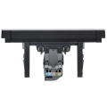 FORTE&PIANO Розетка компьютерная RJ45 кат.5E FP732M металл никель IEK