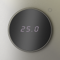 Терморегулятор электронный VOLTUM S70 с индикацией и датчиком, для теплого пола, (шелк)