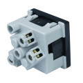 Розетка Simon CONNECT, скрытый монтаж, с заземлением, графит, K01-14