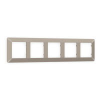 AF110365 Рамка ALFA Line Серо-бежевый матовый 5-ая AMBRELLA VOLT
