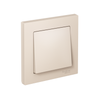 ATLASDESIGN 1-клавишный ВЫКЛЮЧАТЕЛЬ, сх.1, 10АХ, в сборе, быстрозажим. клем., БЕЖЕВЫЙ ATN000212S