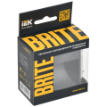 BRITE Подсветка светодиодная встраиваемая ПЛ20-БрМ маренго IEK
