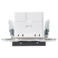 SKANDY Розетка USB A+A 3,1А SK-R15T титан IEK