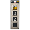BRITE Рамка 4-местная РУ-4-1-Бр металл шампань RE AL IEK