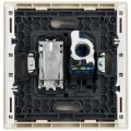 FORTE&PIANO Розетка двойная TV+RJ45 кат.6 FP437 ваниль IEK