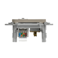 FLITE Розетка 2-местная RJ45/TV категория 5Е UTP РКТВ5е-2-0-ФлЛ льняной IEK